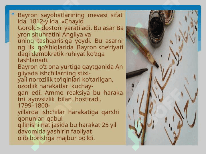 BAYRON IJODIDA ROMANTIK OBRAZLAR 8