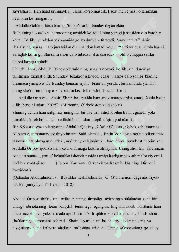 Abdulla Oripov she’riyatida sevgi-muhabbat mavzulari 3