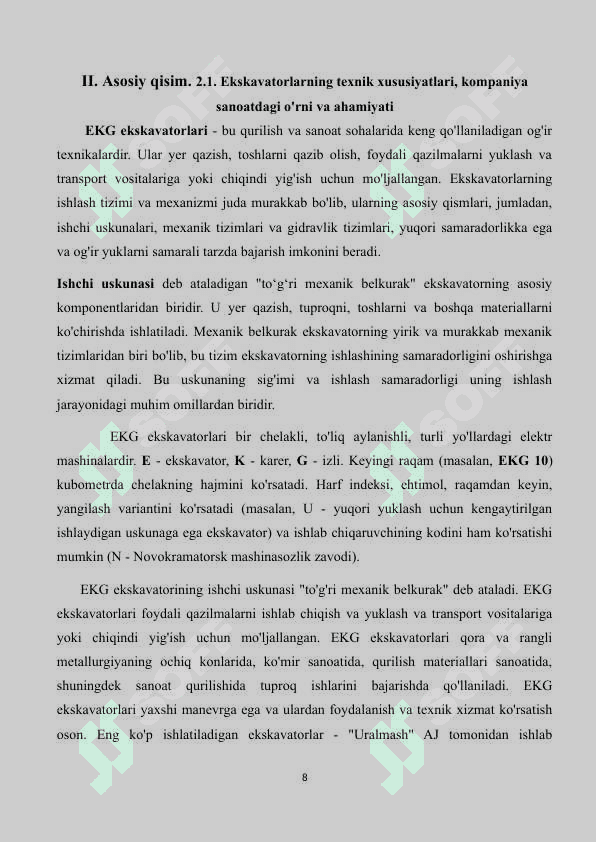 Ekskavator EKG 10. 8