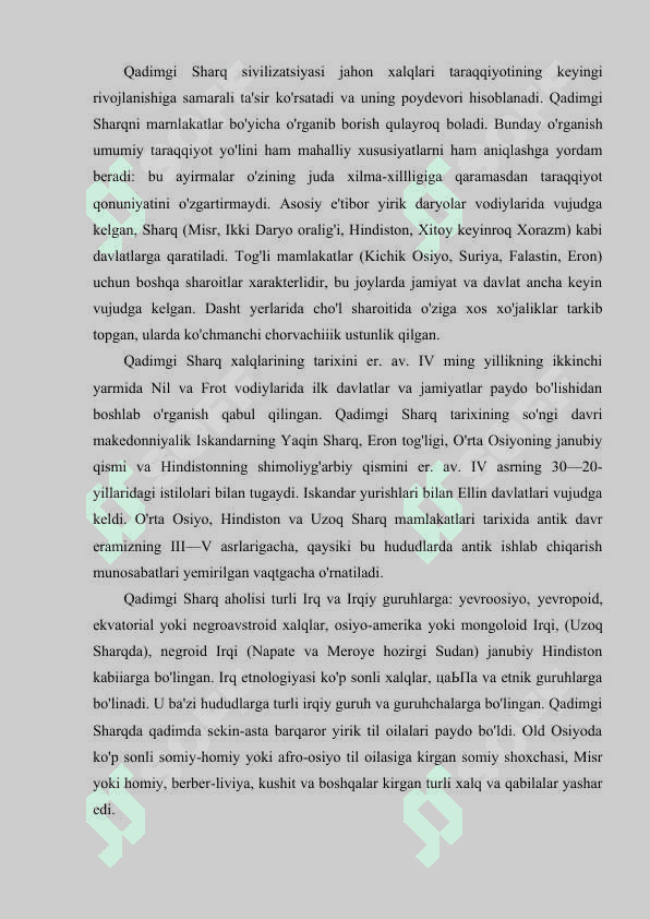Qadimgi sharq tarixi manbashunosligi 3