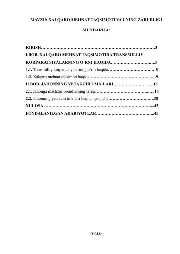 XALQARO MEHNAT TAQSIMOTI VA UNING ZARURLIGI.docx