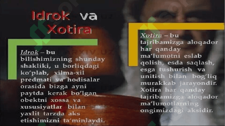 Shaxsning ijtimoiy borliqni bilishi. 8