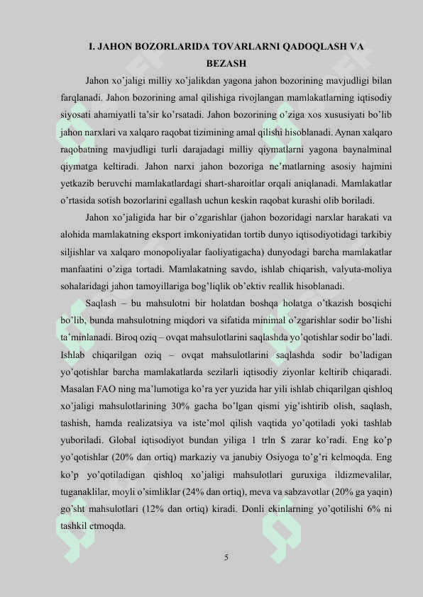 JAHON BOZORLARIDA TOVARLARNI QADOQLASH VA BEZASH taxrir.docx 4