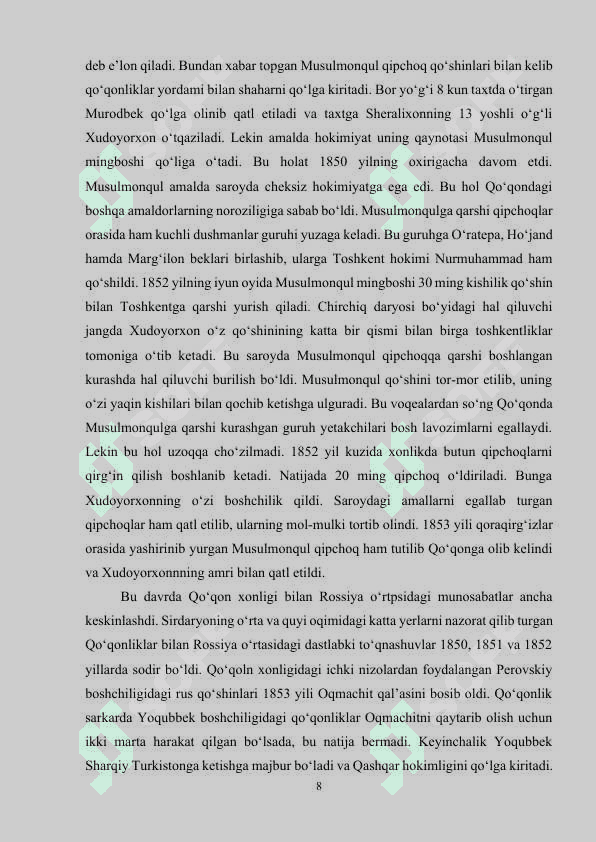 OZBEKISTONNING QOQON XONLIGI DAVRI MEMORCHILIGI.docx 7