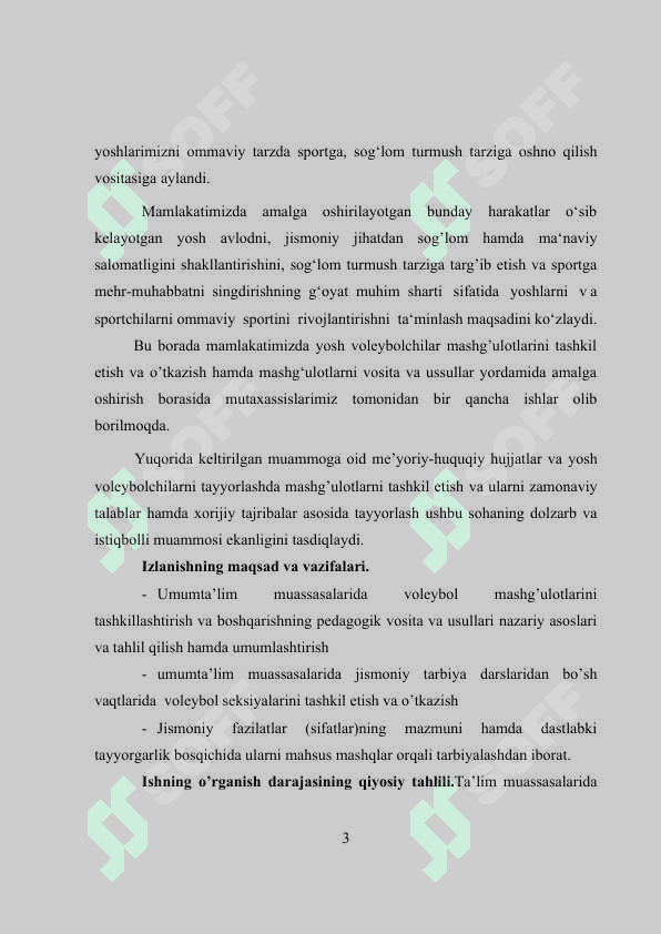 Dastlabki tayyorlov guruhi voleybolchilarda texnik taktik tayyorgarligini 3