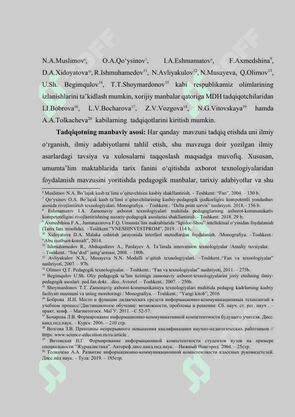 Umumta’lim maktablarida tarix fanini o‘qitishda axborot texnologiyalaridan foydalanish 8