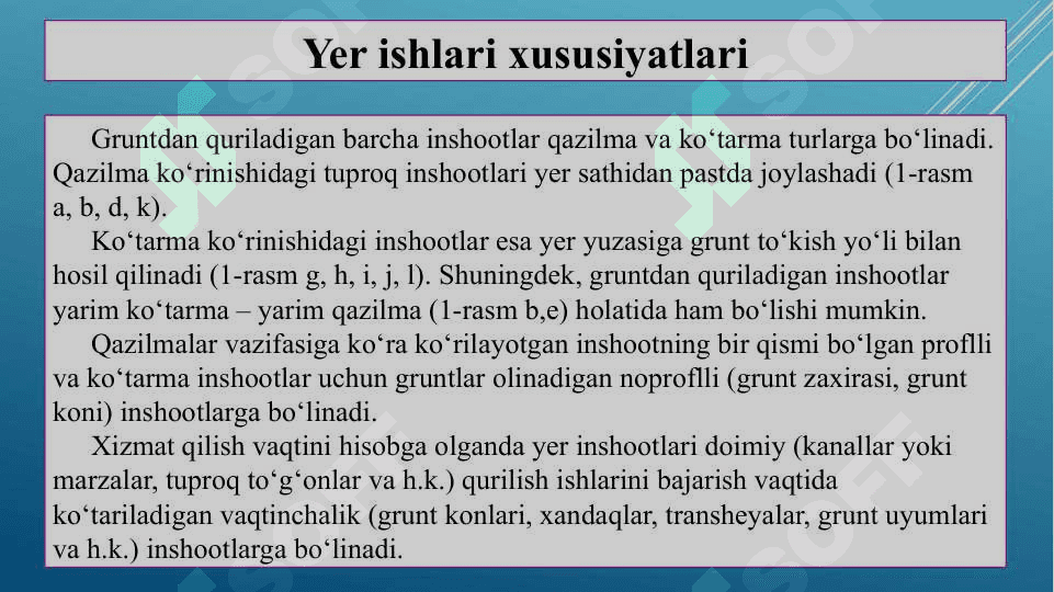 Bir cho‘michli draglayn ekskavatorlarni qo‘llash va mexanizatsiyalash 2