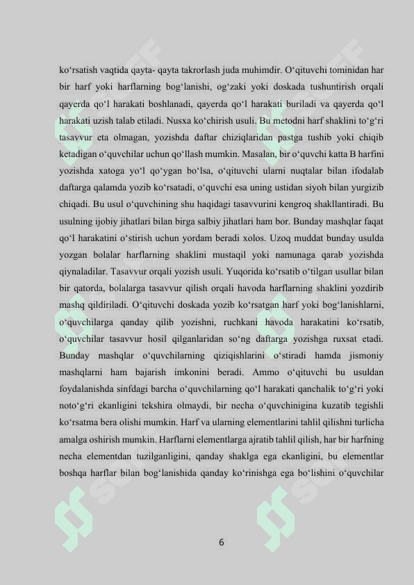 Husnixat metodikasining predmeti, vazifalari va husnixatga o‘rgatishning ahamiyati 5