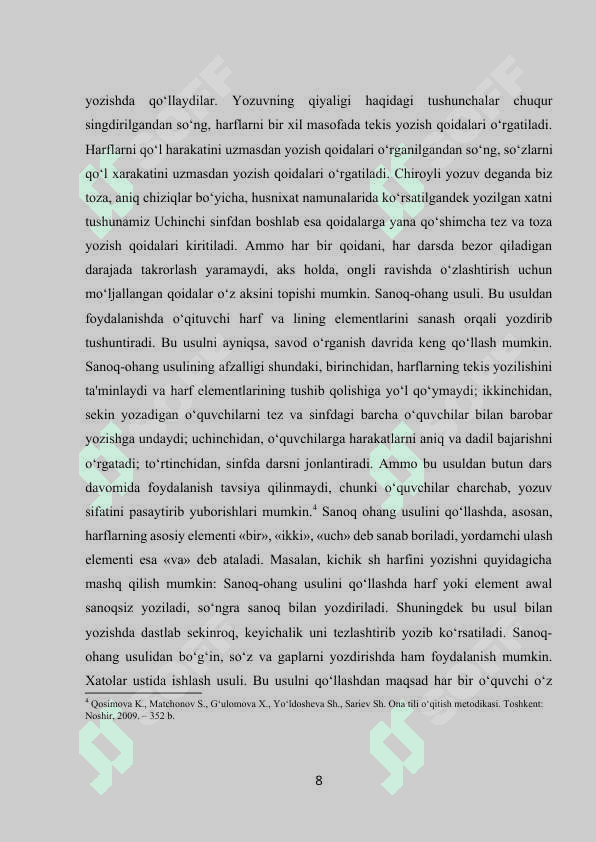 Husnixat metodikasining predmeti, vazifalari va husnixatga o‘rgatishning ahamiyati 7