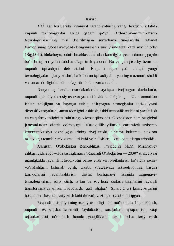O’zbekiston raqamli iqtisodiyotini rivojlantirish xususiyatlari 3