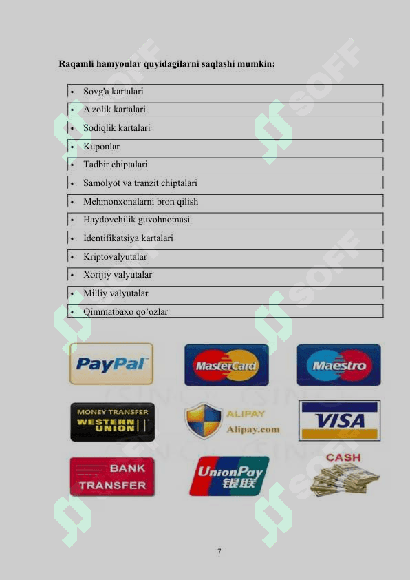 Raqamli va mobil hamyonlar 7