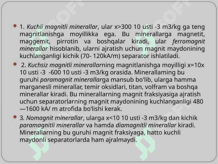 Boyitishning magnit usuli 5