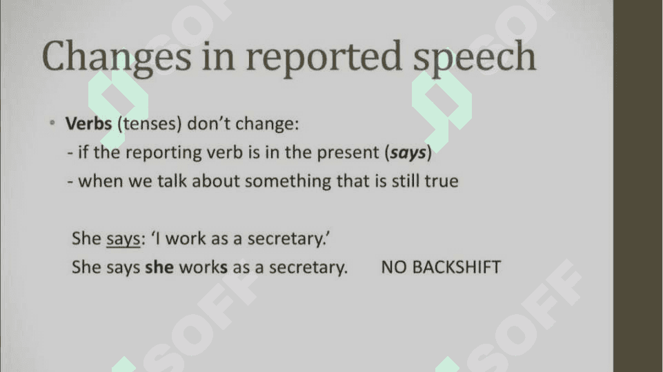 Reporting offers, suggestions, orders, intentions etc 4