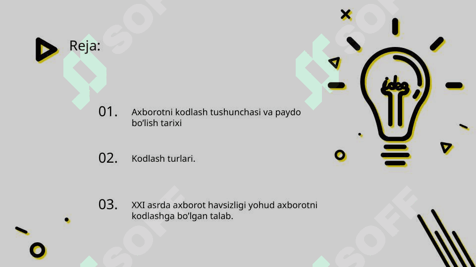 Axborotni kodlash,shifrlash 2