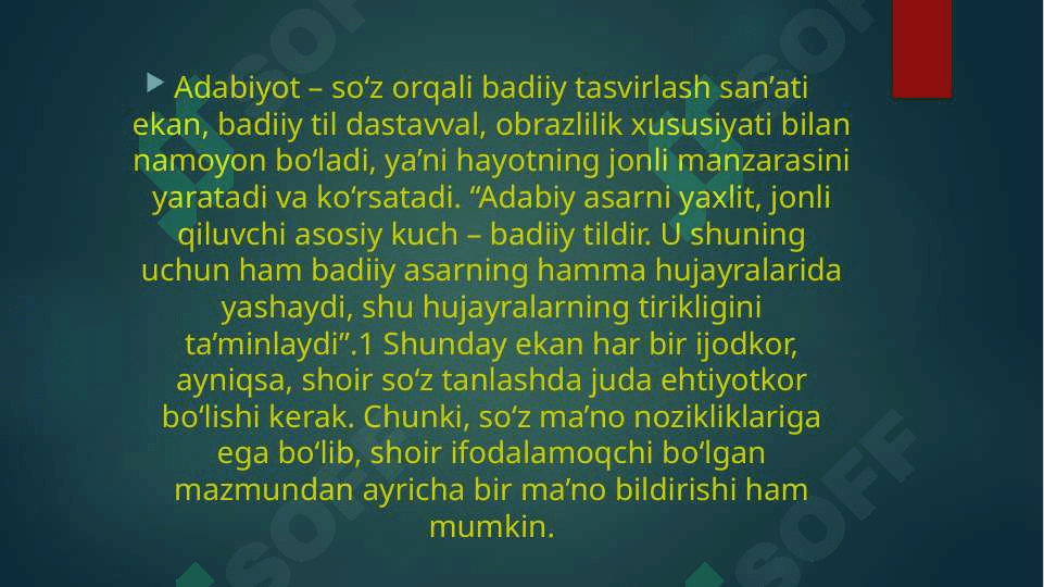 Faxriyor ijodida o’ziga xoslik 3