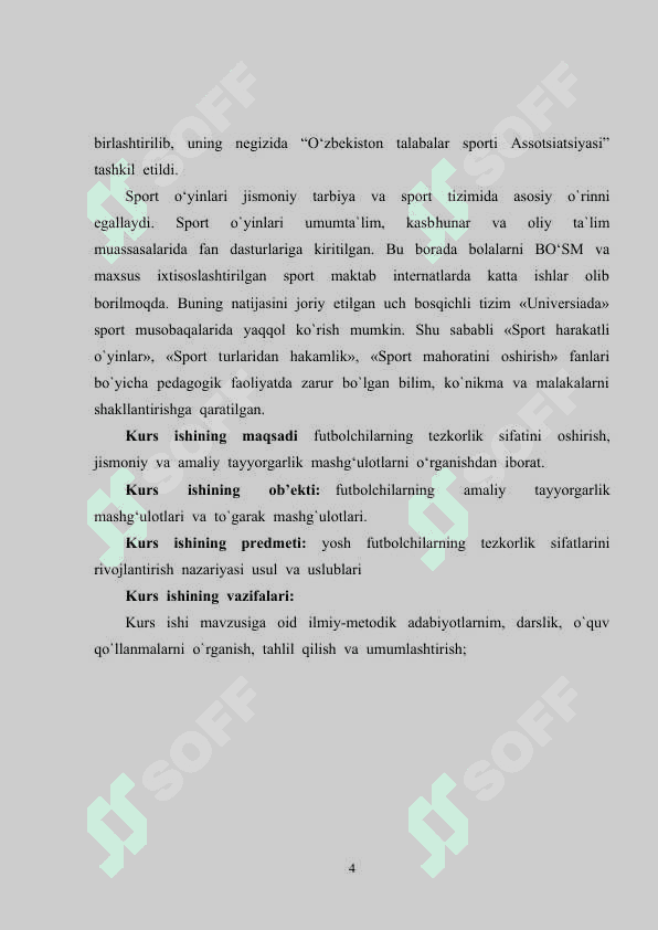 Futbol o‘yini taktikasini o‘rgatish 4