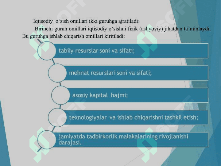 Iqtisodiy o`sish modellari 8