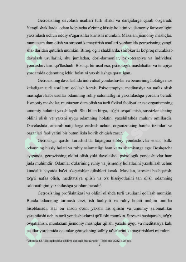 "Geterozis" mavzusida kurs ishi 7