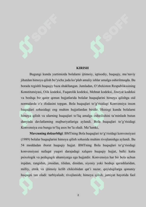 Maktabgacha yoshdagi bolalarning qonun bilan himoyalangan huquqlari 2