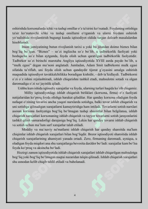 Iqtisodiy xarajatlar va foyda 4