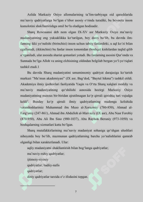 O’ZBEKISTON RESPUBLIKASINING XALQARO REYTING VA INDEKSLARDAGI O’RNI VA NUFUZINING ORTIB BORISHI 7