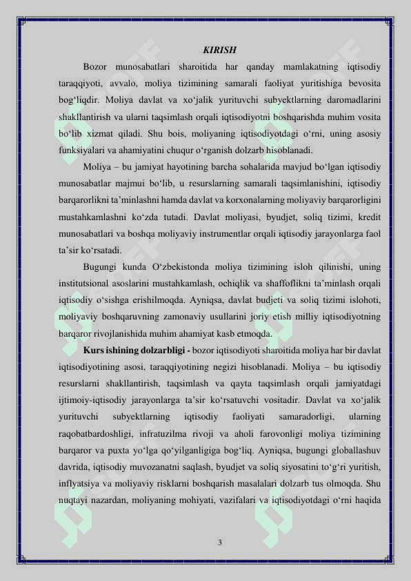 Moliyaning ahamiyati va vazifalari 3