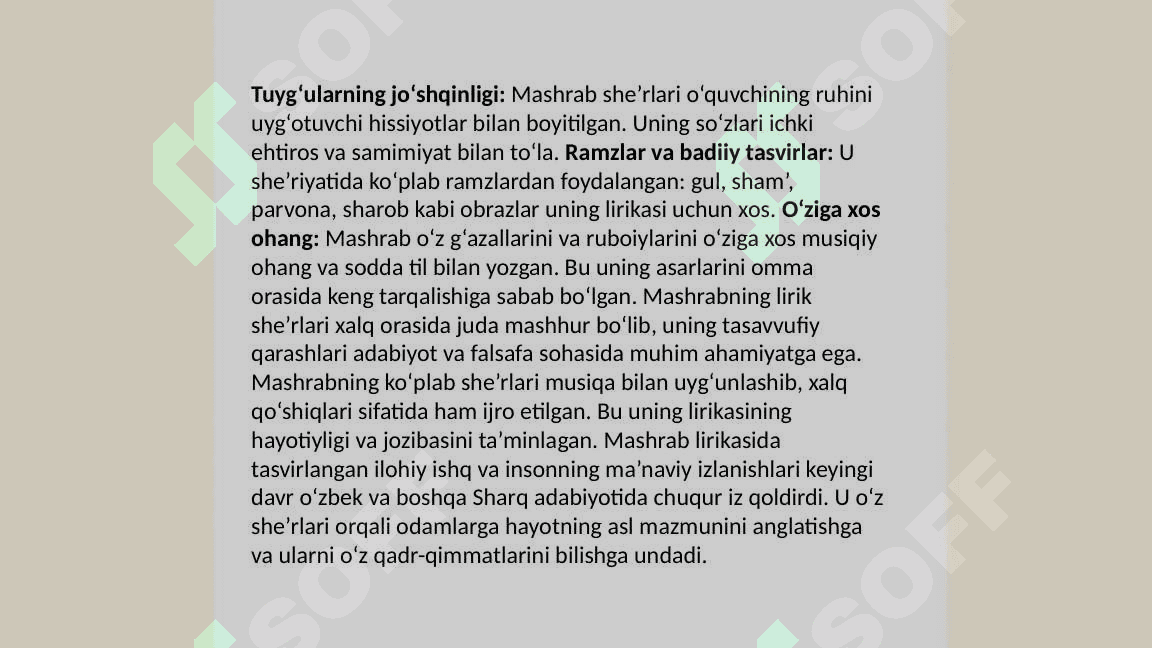 Mashrab lirikasida ijtimoiy ohanglar 3