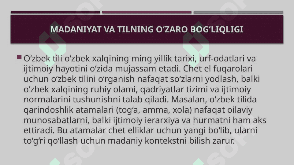 O‘zbek tilini o‘rganishda madaniy komponentlarning ahamiyati 2