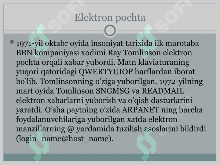 Web ilovalar tushunchasi 7
