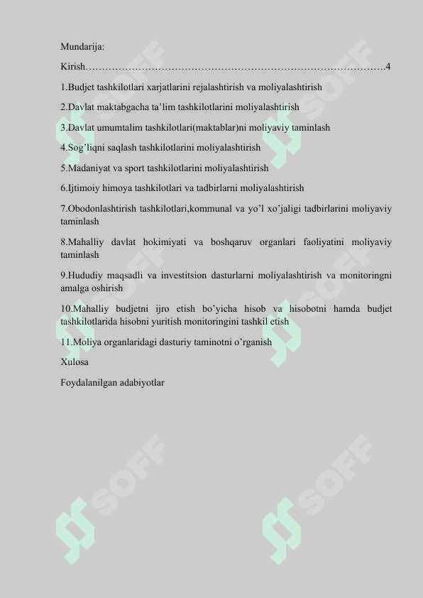 Moliya tashkiloti amaliyot hisoboti 3