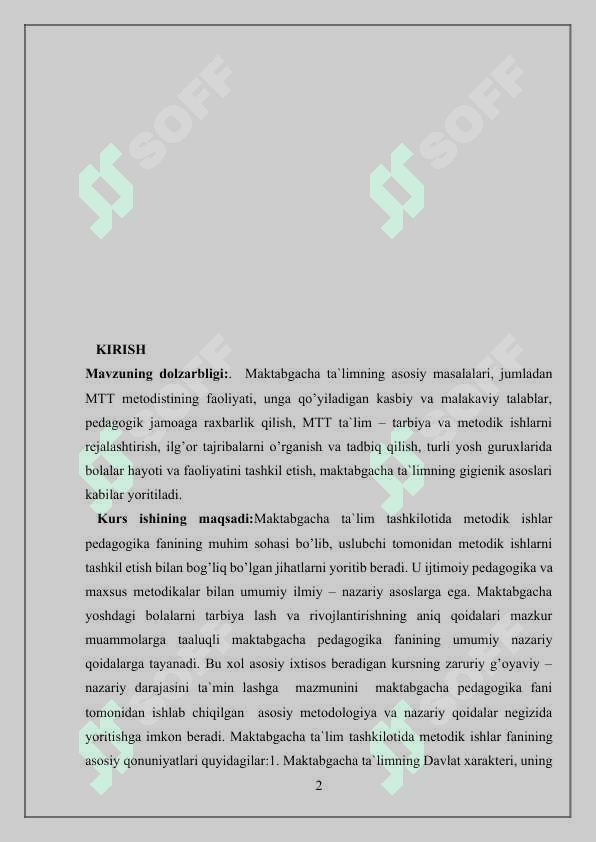 Maktabgacha talim tashkilotlarida Metodika uyushmasini ishini tashkil etish va unga rahbarlik qilish 2