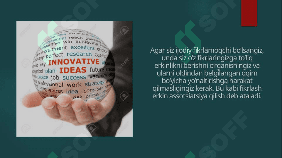 MAVZU: INNOVATSION JARAYONNI FAOLLASHTIRISH USLUBI. 3