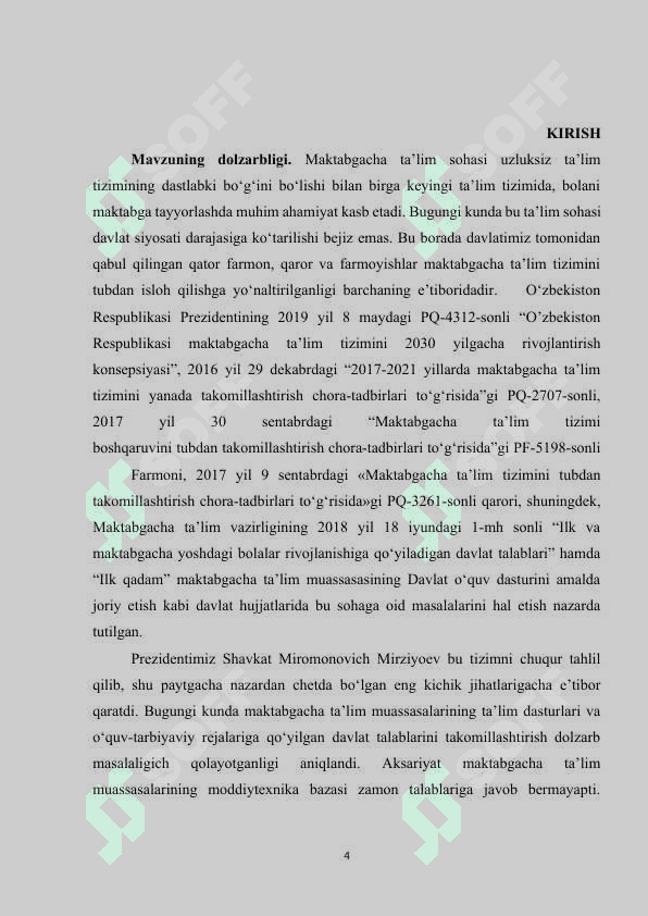 O’quvchini tarbiyalashda tarbiyaviy mashg`ulotlarning ahamiyati 4