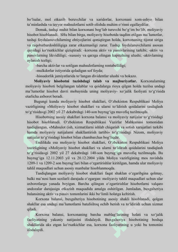 Moliyaviy va soliq hisoboti shakllarini tuzish tartibi 6
