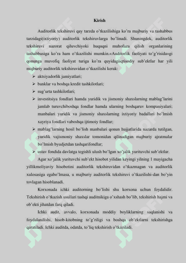auditorlik tekshiruv vaqtida yuzaga keladigan kamchiliklar 2