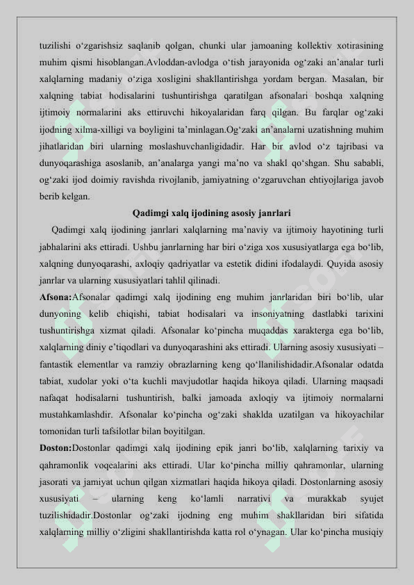 Qadim xalqlar og‘zaki ijodi namunalari 25 4