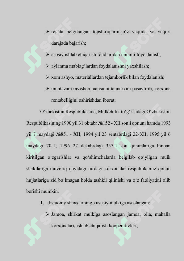 Qayta ishlash korxonalarida mahsulot ishlab chiqarish va sotish 5