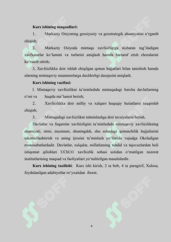 Markaziy Osiyoda xavfsizlik masalalari (terrorizm giyohvandlik va odam savdosiga qarshi kurashda Oʻzbekiston Respublikasining faoliyati) 4