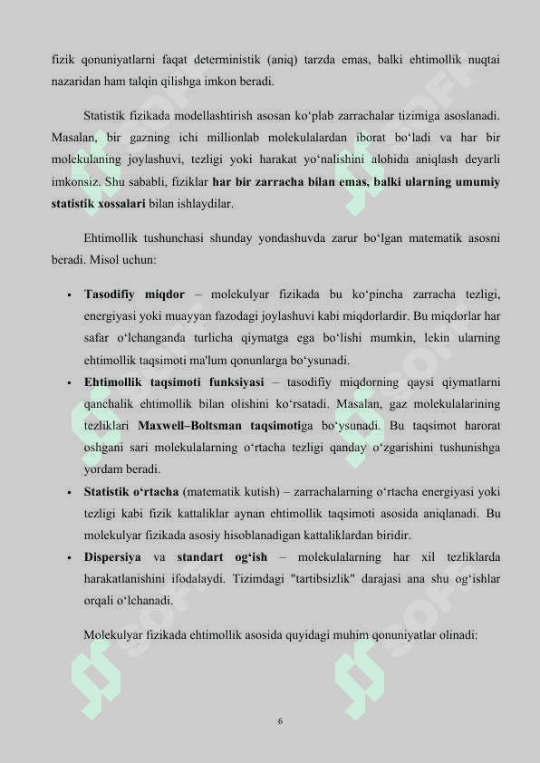 Ehtimollik. Taqsimot funksiyasi. 6