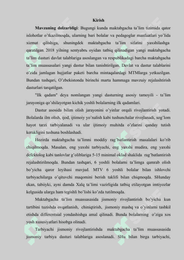 Maktabgacha ta’limda  jismoniy tarbiya 3