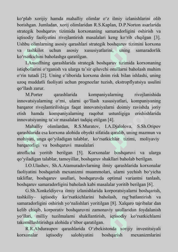 Korxonani strategik maqsadlariga erishishda tashkilot missiyasini ishlab chiqish 3