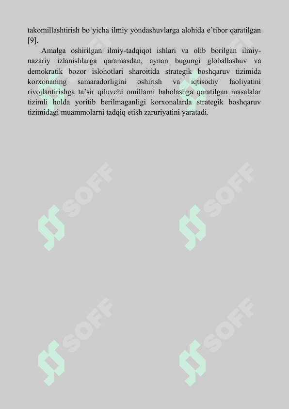 Korxonani strategik maqsadlariga erishishda tashkilot missiyasini ishlab chiqish 4