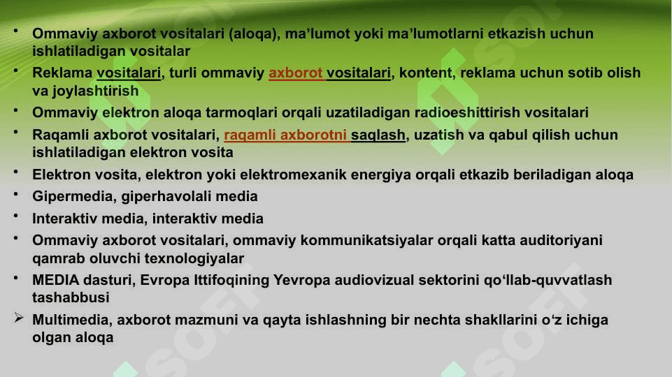 Medialarning ijtimoiy mazmuni 3