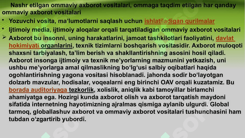 Medialarning ijtimoiy mazmuni 4