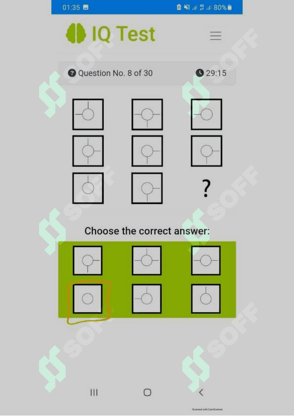 AGROS IQ TEST 2025 30 TA SAVOL VA JAVOB 8