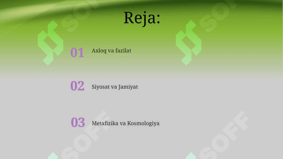 Aristotelning falsafiy qarashlari 2