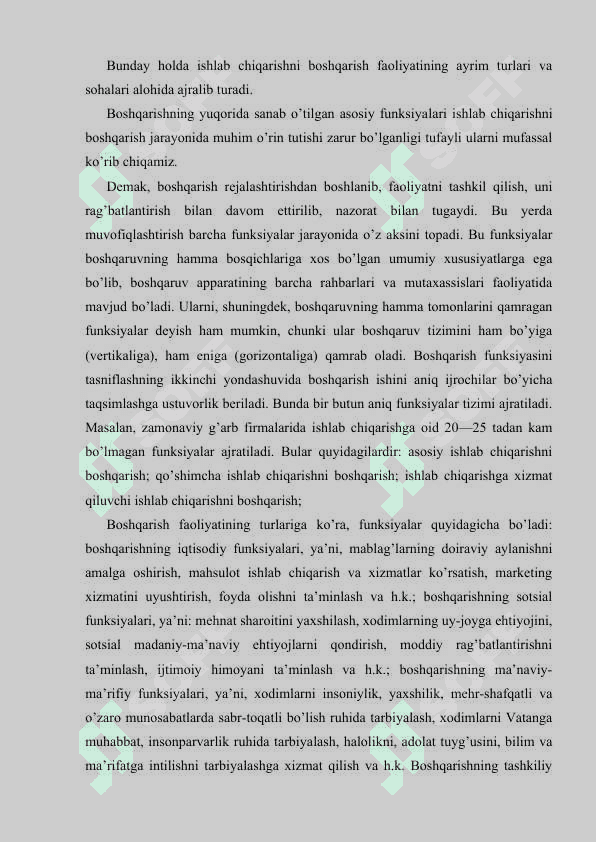 Menejmentning asosiy tamoyillari, funksiyalari va usullari 6
