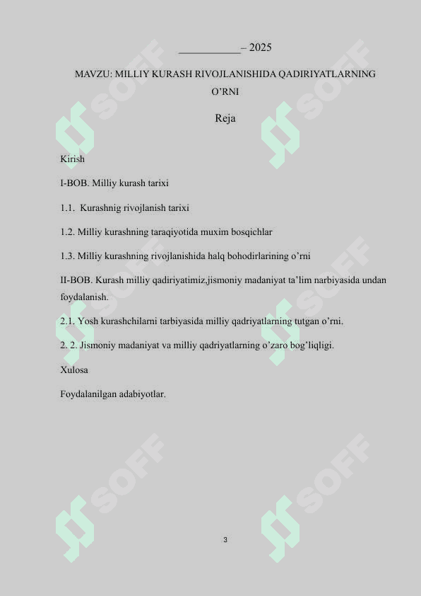 MILLIY KURASH RIVOJLANISHIDA QADIRIYATLARNING O’RNI 2