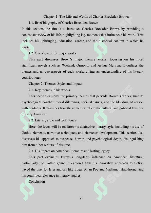 Literary heritage of Charles Branden Brown 5
