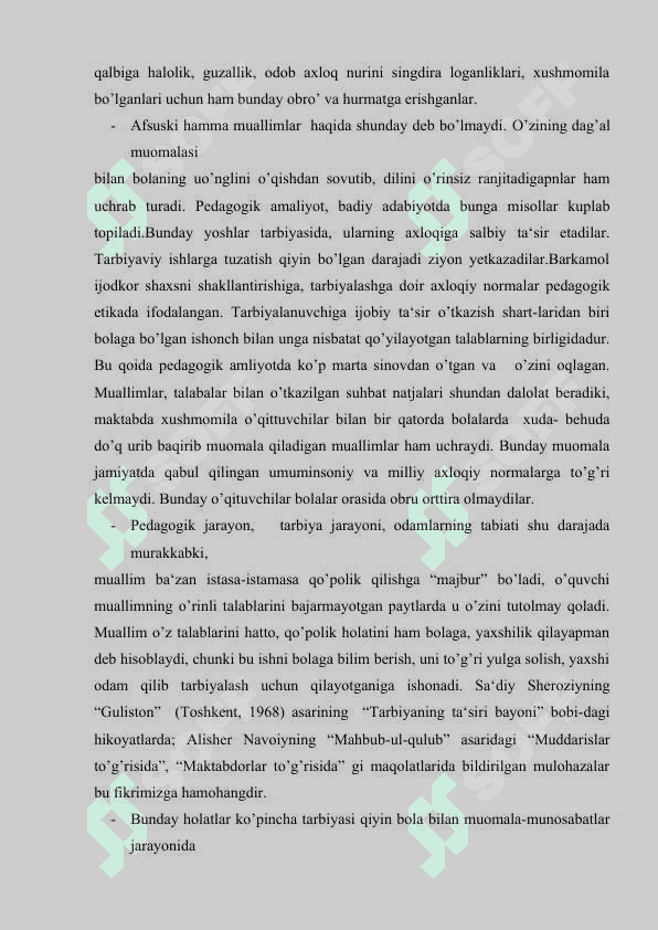O’qituvchining muomala odobi 7